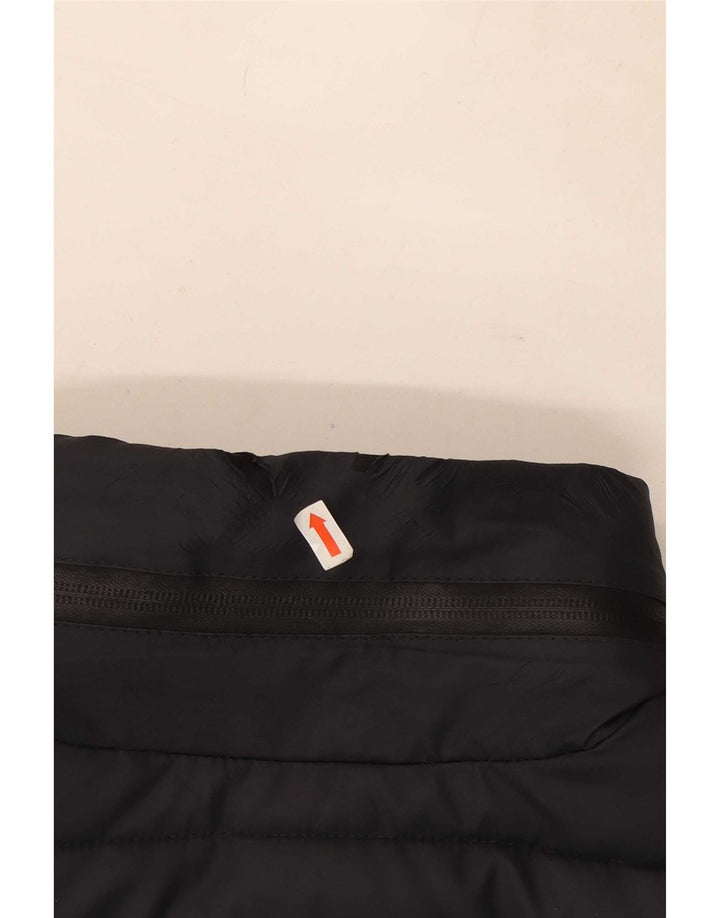 Superdry Mens Padded Jacket UK 38 Medium Black Polyester