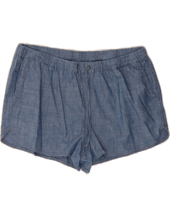 J. CREW Womens Casual Shorts Medium W30  Blue Cotton Vintage J. Crew and Second-Hand J. Crew from Messina Hembry 