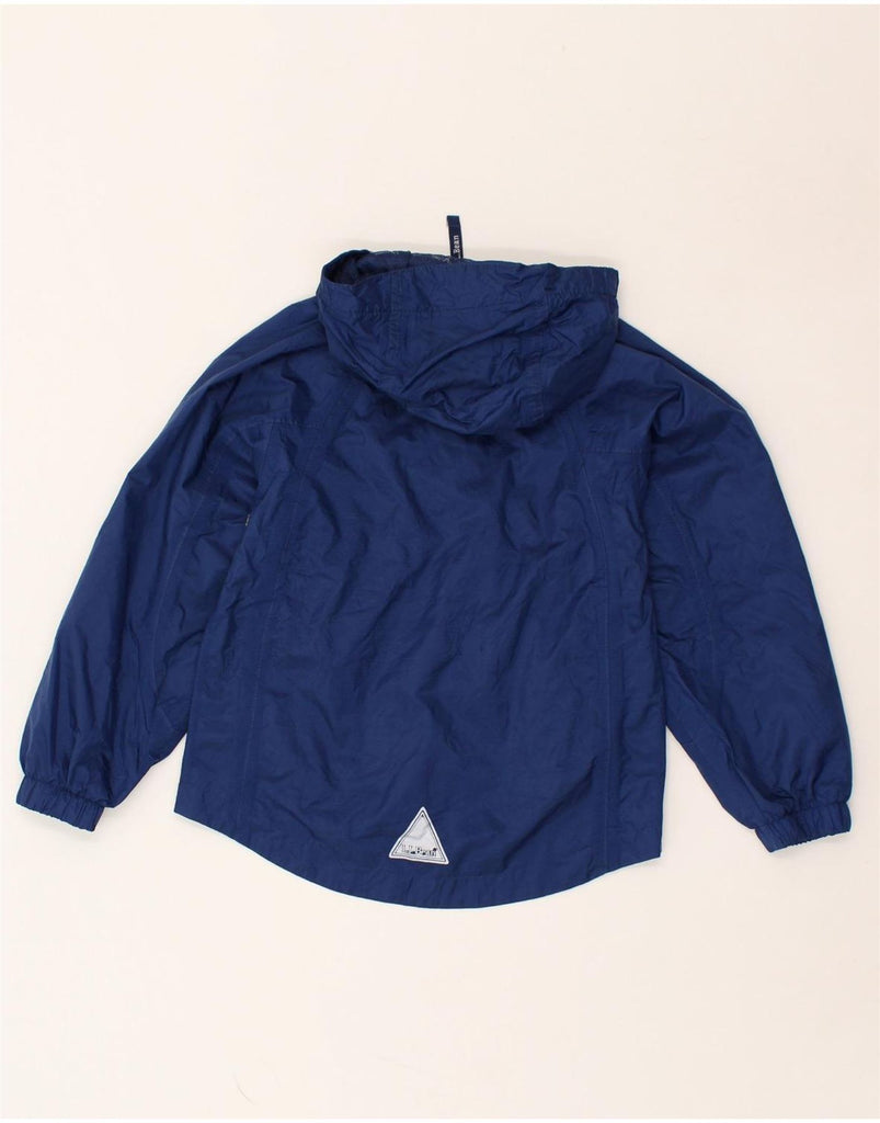 L.L.BEAN Boys Hooded Rain Jacket 5-6 Years Navy Blue Nylon | Vintage L.L.Bean | Thrift | Second-Hand L.L.Bean | Used Clothing | Messina Hembry 