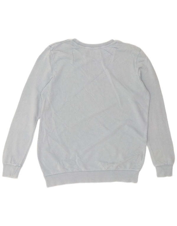 Calvin Klein Jeans Mens Graphic Sweatshirt Jumper Small Blue Cotton