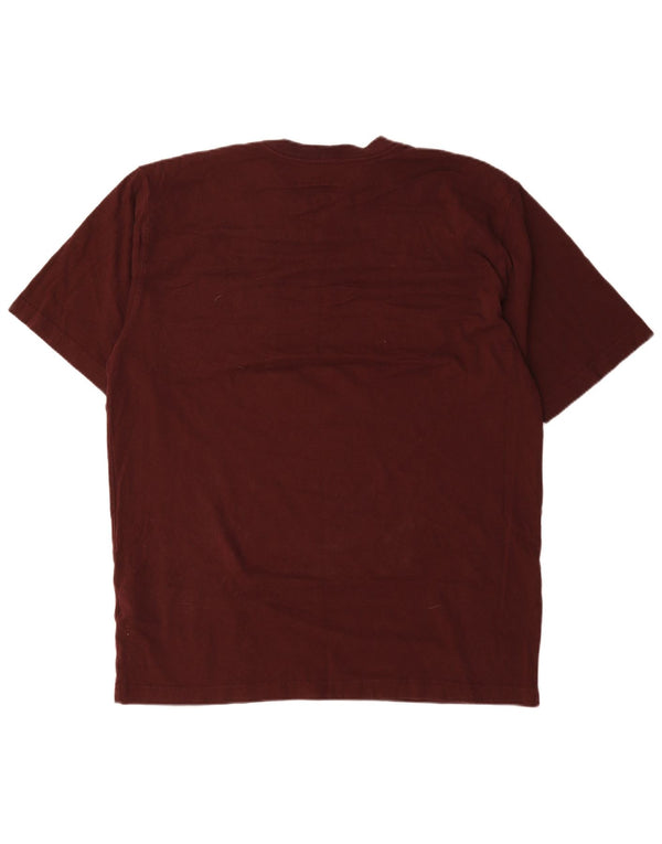 Carhartt Mens Tall Loose Fit T-Shirt Top Large Brown Cotton