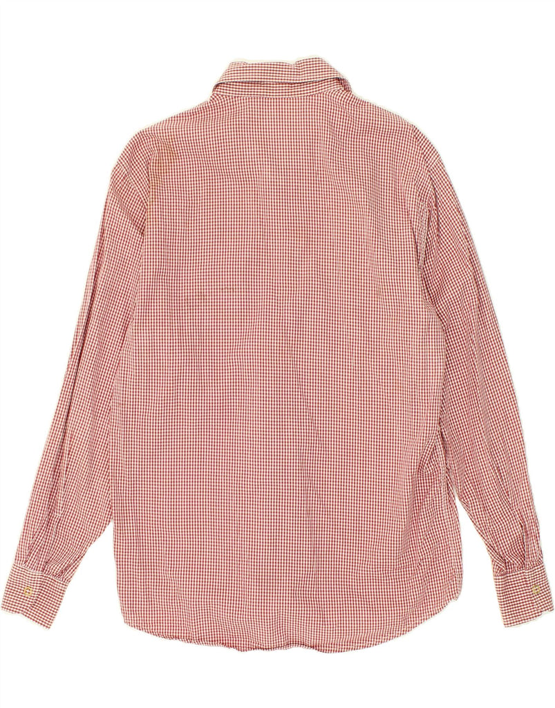 MAGIA Womens Shirt UK 10 Small  Red Gingham Vintage Magia and Second-Hand Magia from Messina Hembry 