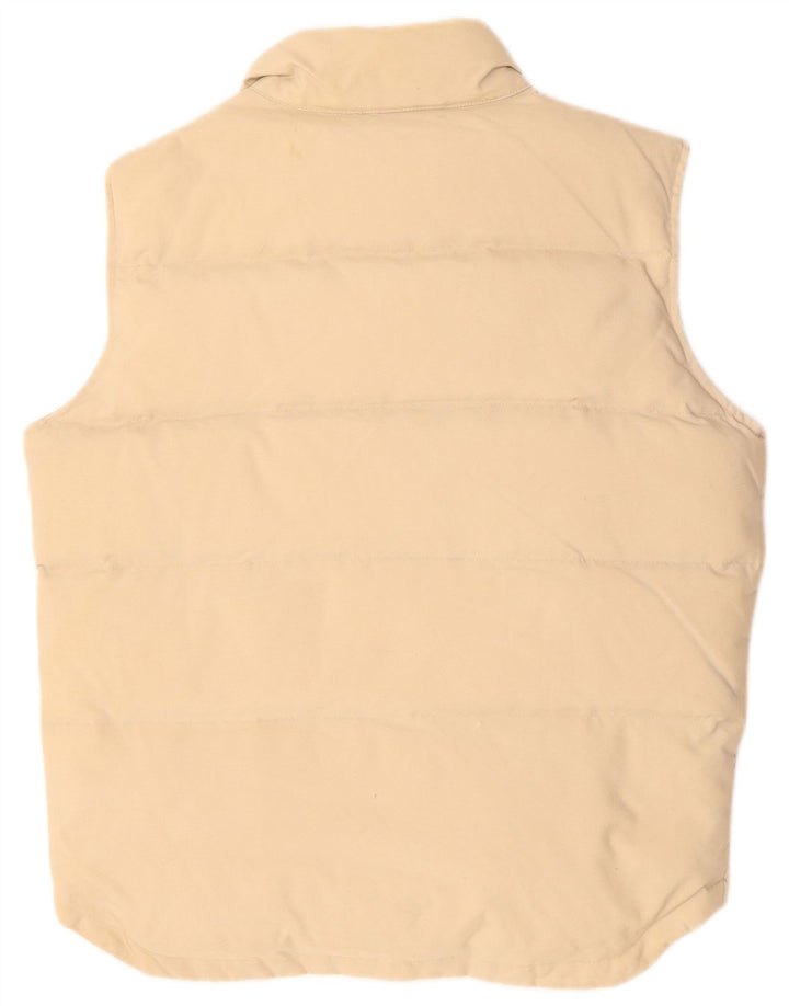 Lee Mens Padded Gilet UK 38 Medium Beige Polyamide