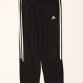 ADIDAS Boys Tracksuit Trousers Joggers 13-14 Years  Black Polyester