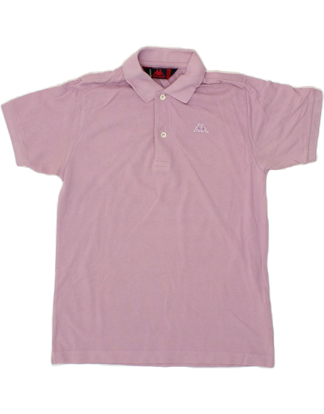 KAPPA Boys Polo Shirt 11-12 Years Pink Cotton Vintage Kappa and Second-Hand Kappa from Messina Hembry 