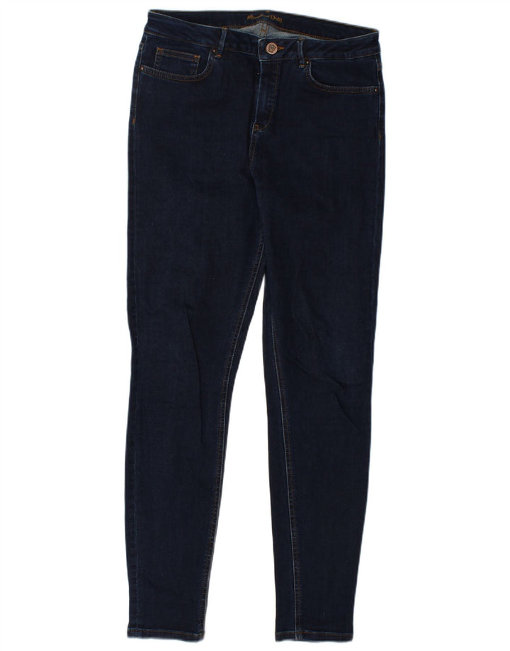 Massimo Dutti Womens Skinny Jeans EU 40 Medium W30 L29 Navy Blue
