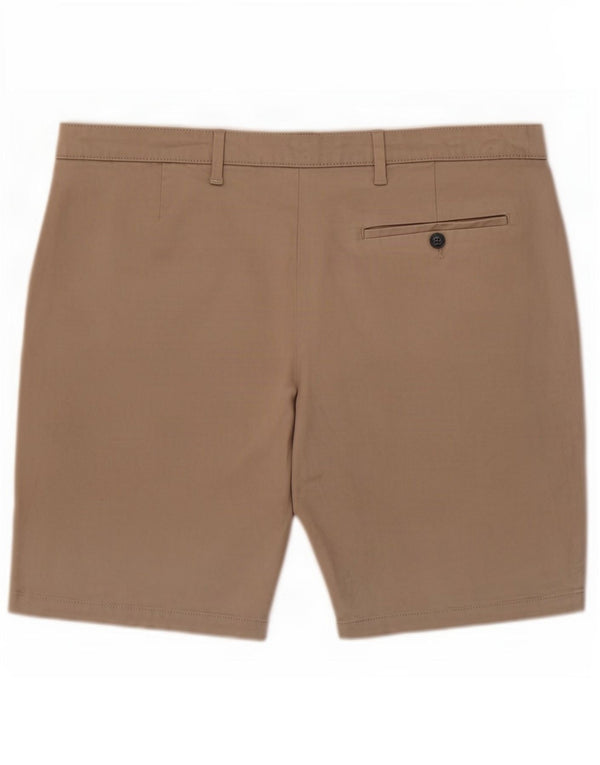 Marks & Spencer Mens Chino Shorts W40 XL Beige Cotton