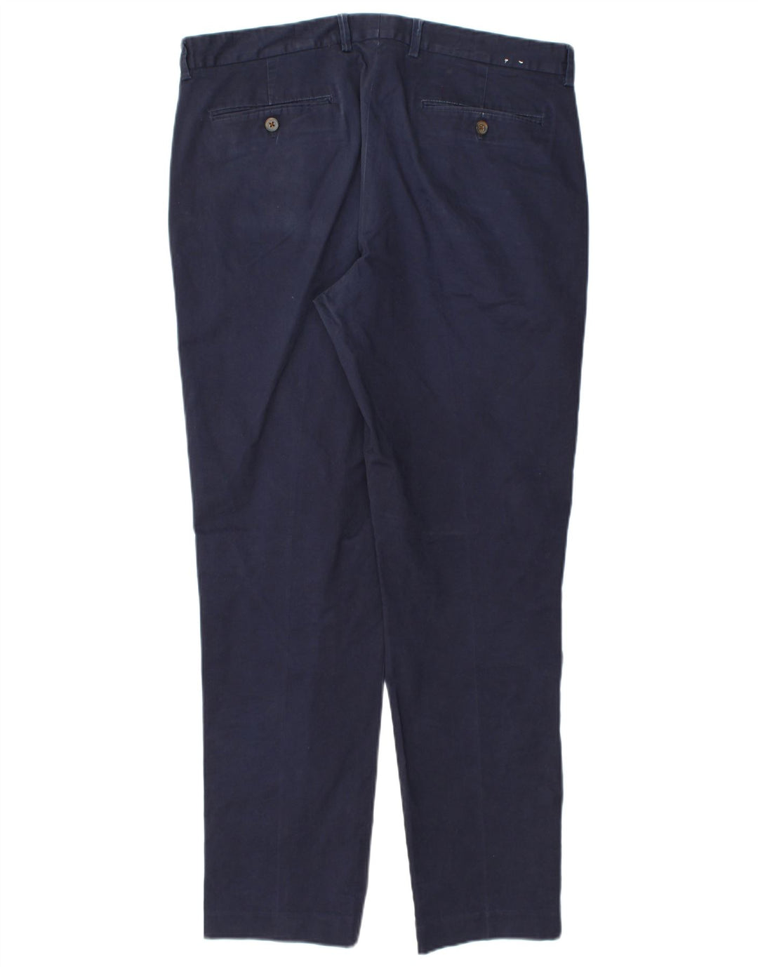 J. CREW Mens Flex Slim Chino Trousers W35 L30 Navy Blue Cotton
