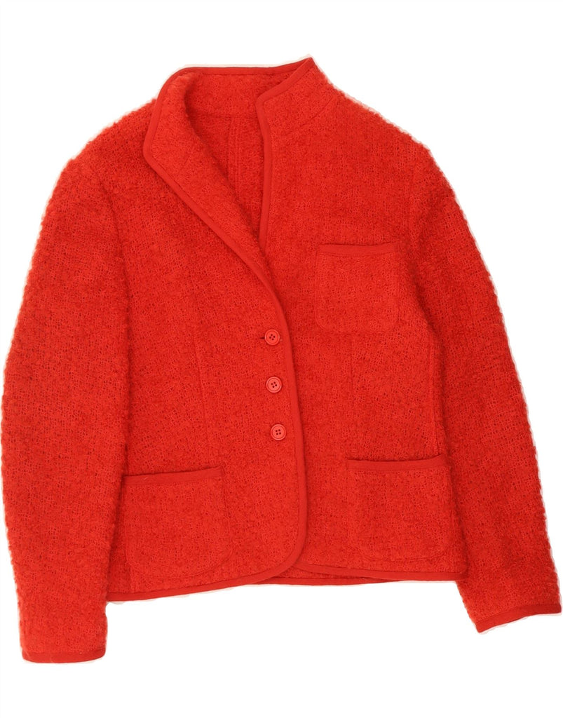 VINTAGE Womens 2 Piece Skirt Set EU 42 Large W28 L24 Red Wool Vintage Vintage and Second-Hand Vintage from Messina Hembry 