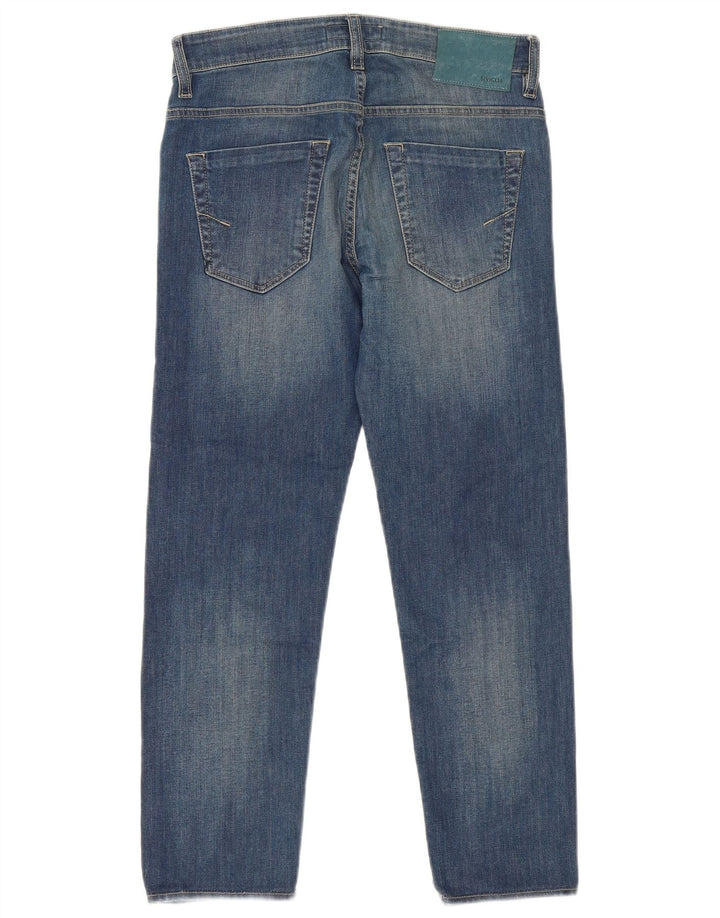 SIVIGLIA Womens Cropped Jeans W30 L26 Blue Cotton