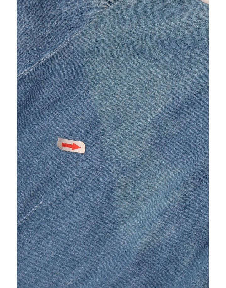 Zara Womens Long Sleeve Denim Dress UK 12 Medium Blue