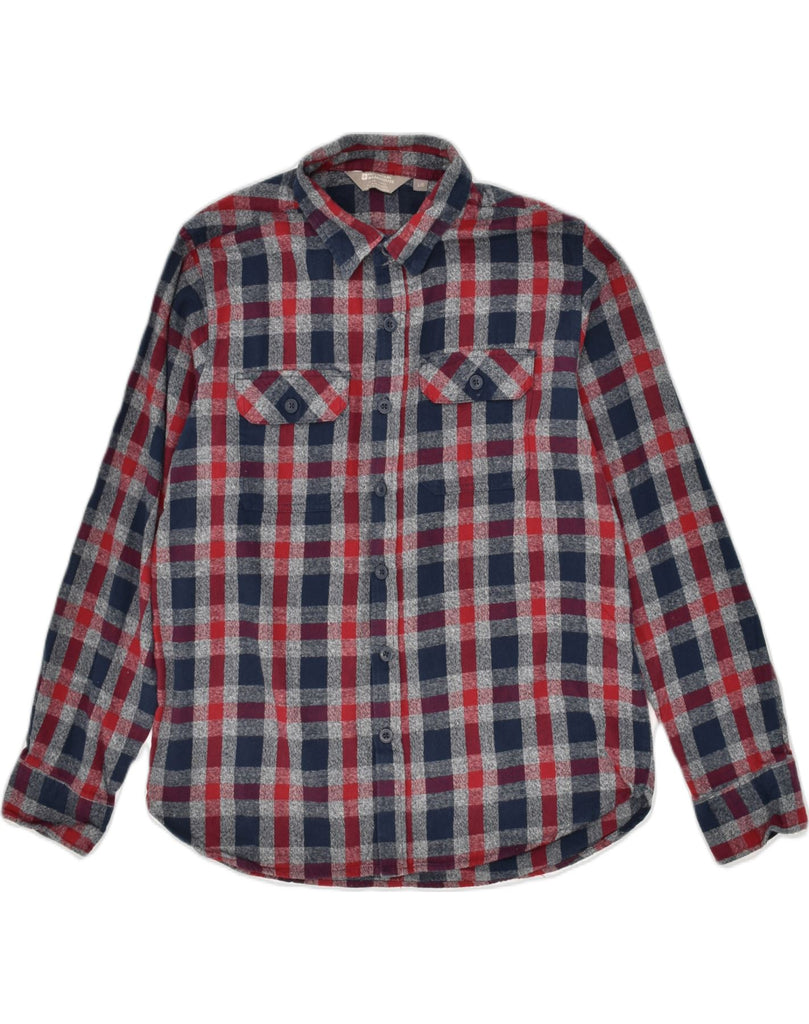 MOUNTAIN WAREHOUSE Mens Flannel Shirt Medium Red Check Cotton | Vintage Mountain Warehouse | Thrift | Second-Hand Mountain Warehouse | Used Clothing | Messina Hembry 