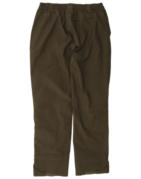Cotton Traders Mens Straight Windbreaker Trousers Large W36 L33 Khaki