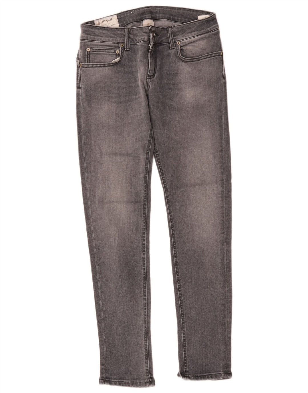 Dondup Womens Slim Jeans W28 L29 Grey Cotton