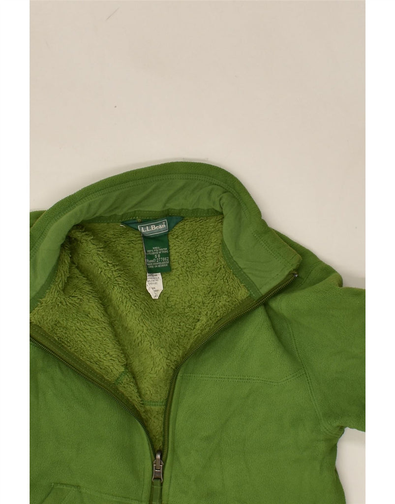 L.L.BEAN Boys Fleece Jacket 7-8 Years Small Green Polyester | Vintage L.L.Bean | Thrift | Second-Hand L.L.Bean | Used Clothing | Messina Hembry 