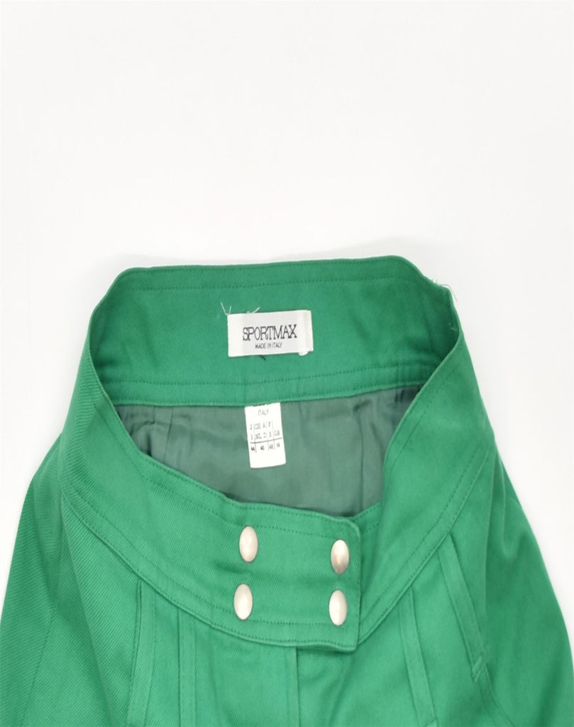 SPORTMAX Womens Straight Skirt UK14 Medium W28 Green | Vintage | Thrift | Second-Hand | Used Clothing | Messina Hembry 