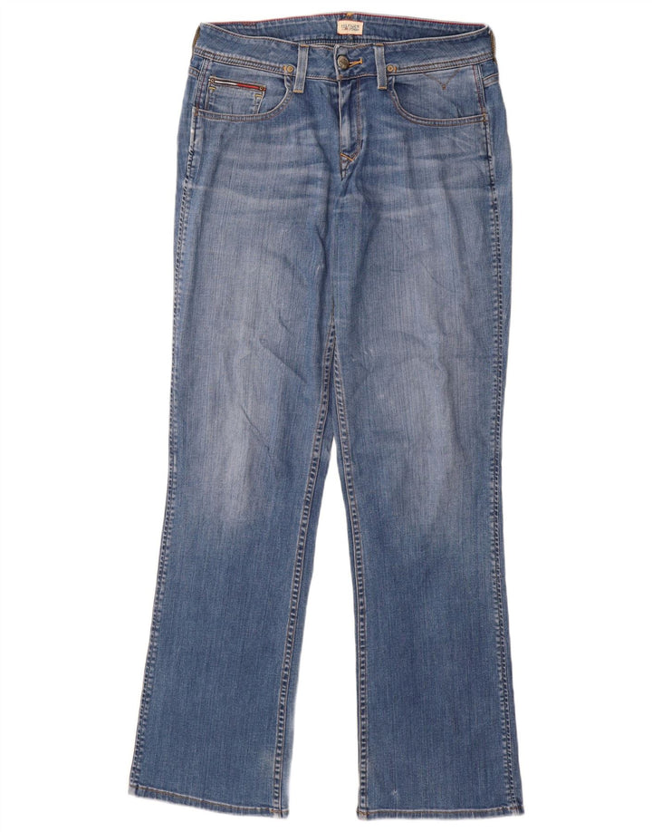 TOMMY HILFIGER Womens Bootcut Jeans W31 L34 Blue Cotton