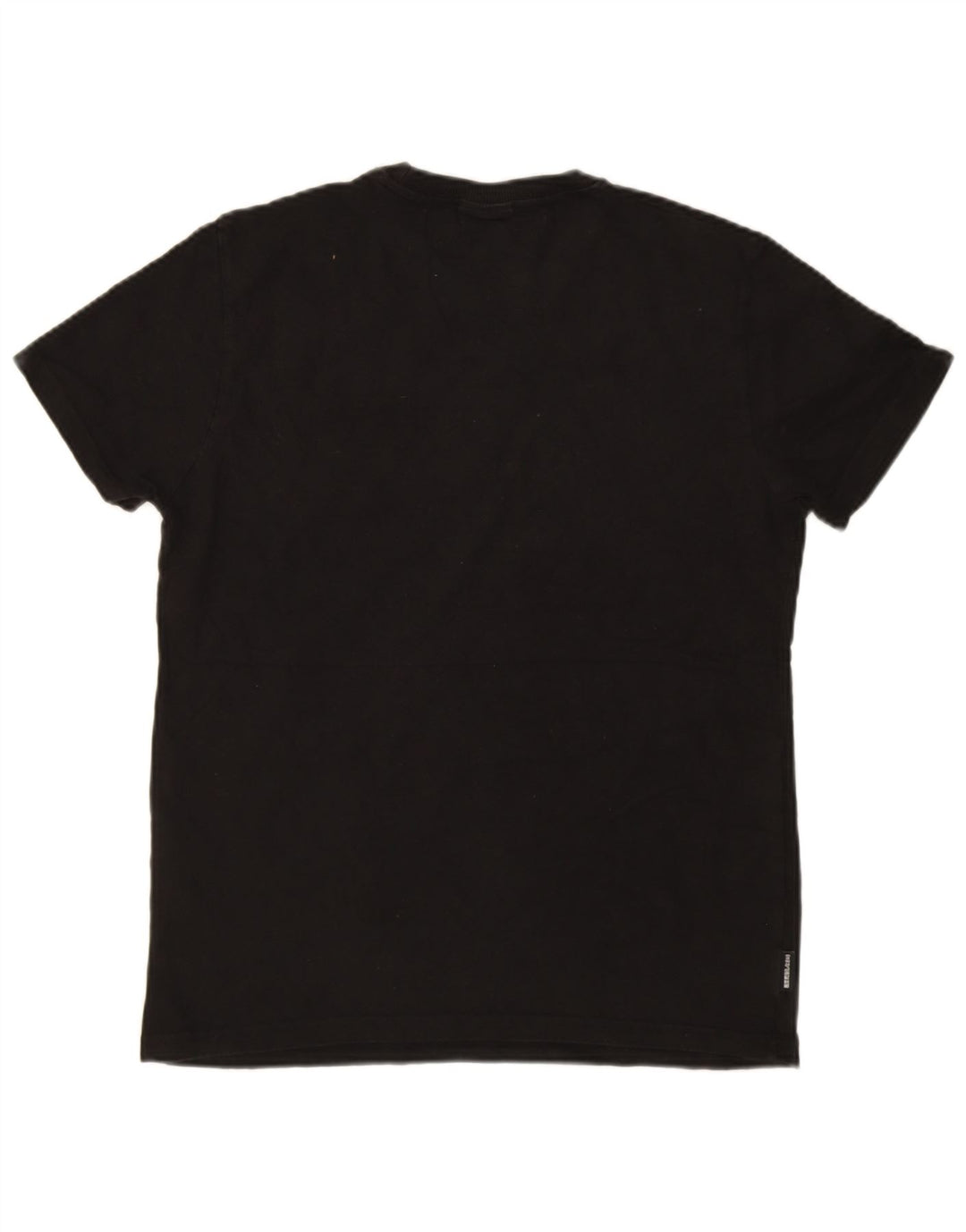 Superdry Mens T-Shirt Top Large Black Polyester