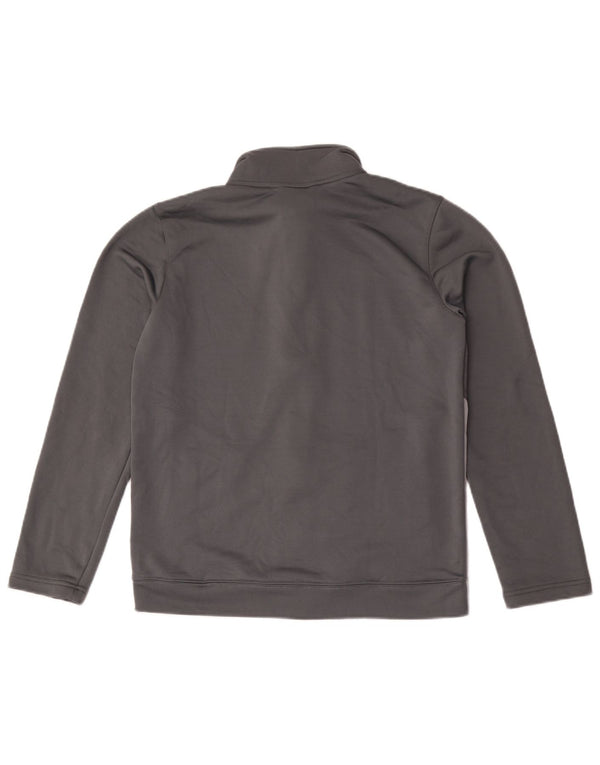 Nike Boys Tracksuit Top Jacket 13-14 Years XL Grey Colourblock Polyester