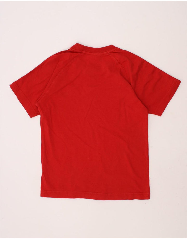 ADIDAS Boys T-Shirt Top 7-8 Years Medium Red Cotton Vintage Adidas and Second-Hand Adidas from Messina Hembry 