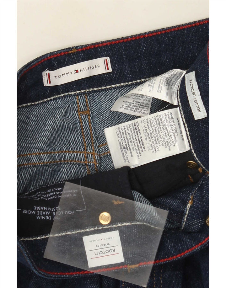 Tommy Hilfiger Womens Bootcut Jeans W28 L32 Navy Blue Cotton