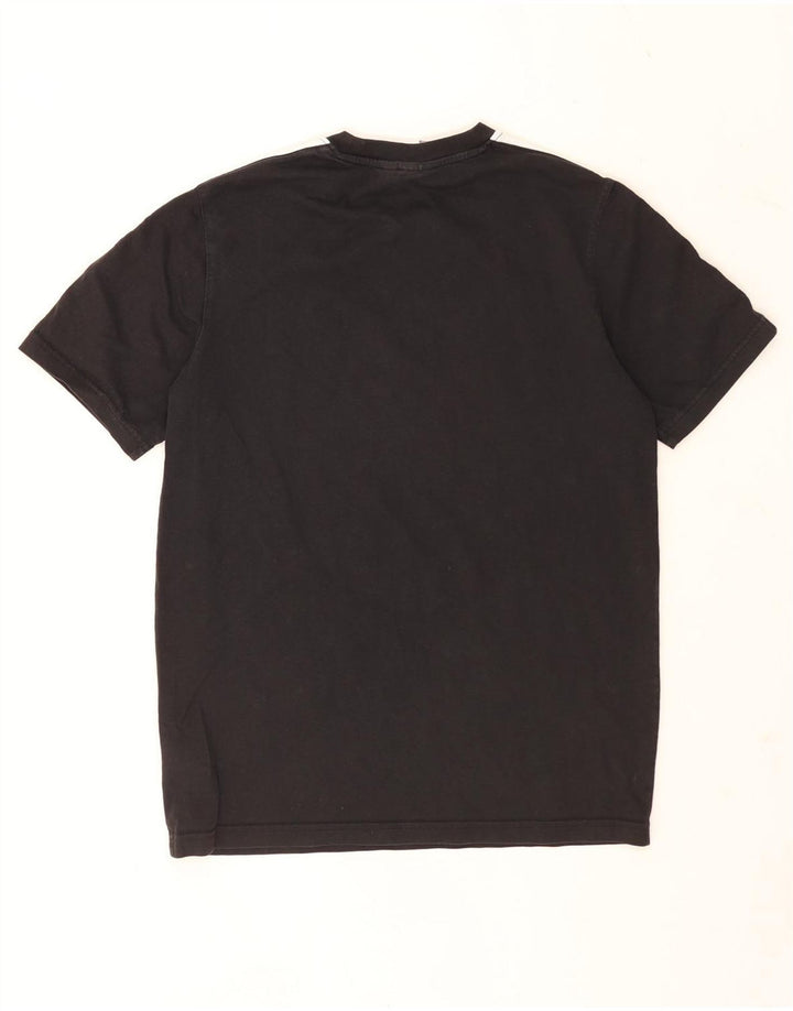 Adidas Mens T-Shirt Top Small Black Cotton