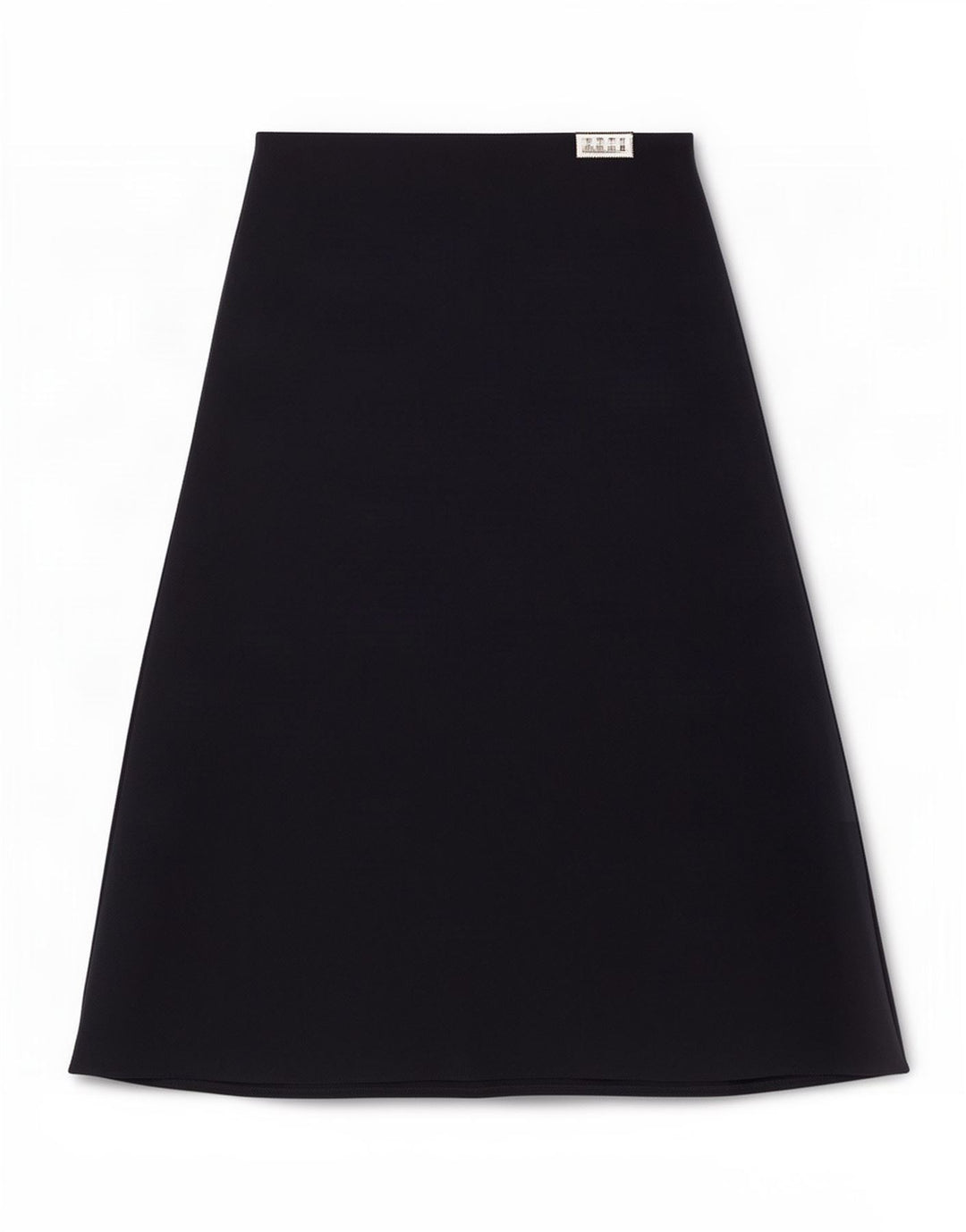 Marks & Spencer Womens Midi Skirt UK 12 Medium W33 Navy Blue Polyester