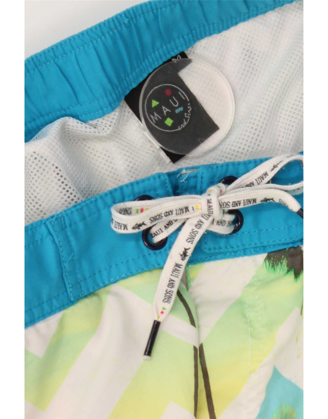 Maui Maui Womens Swimming Shorts UK 14 Medium Multicoloured Chevron