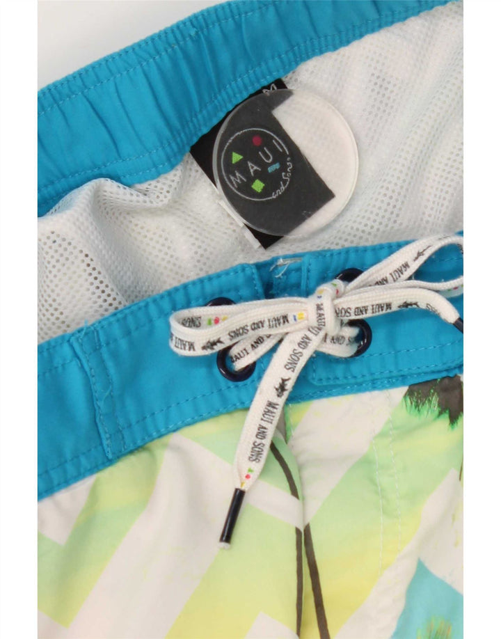 Maui Maui Womens Swimming Shorts UK 14 Medium Multicoloured Chevron