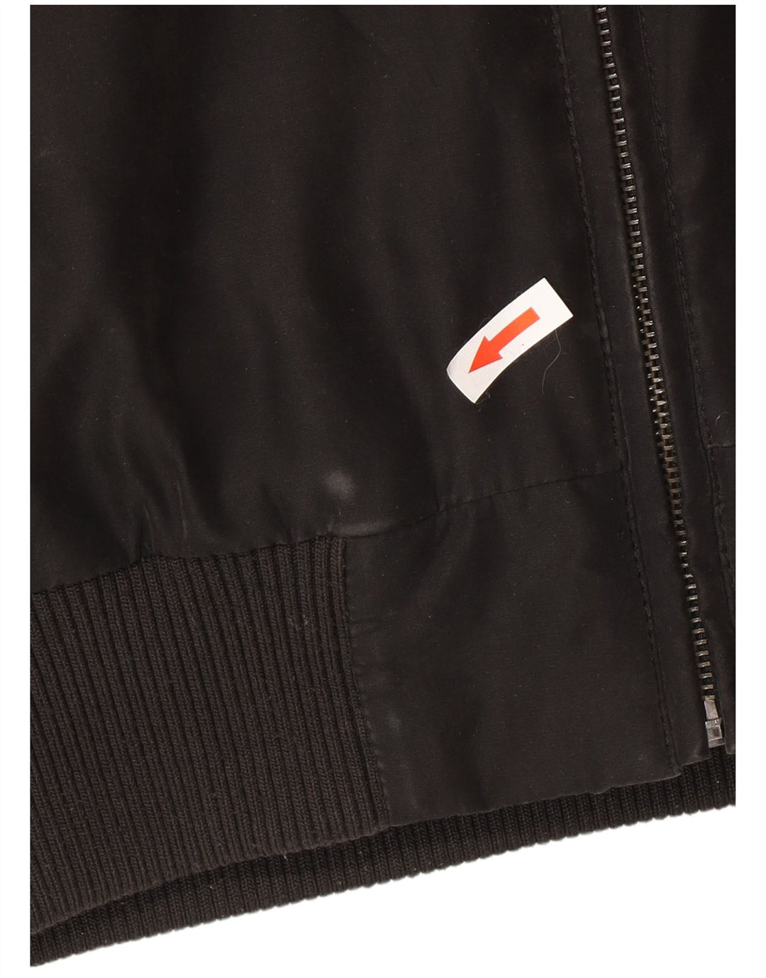 Polbot Mens Bomber Jacket UK 40 Large Black Polyester