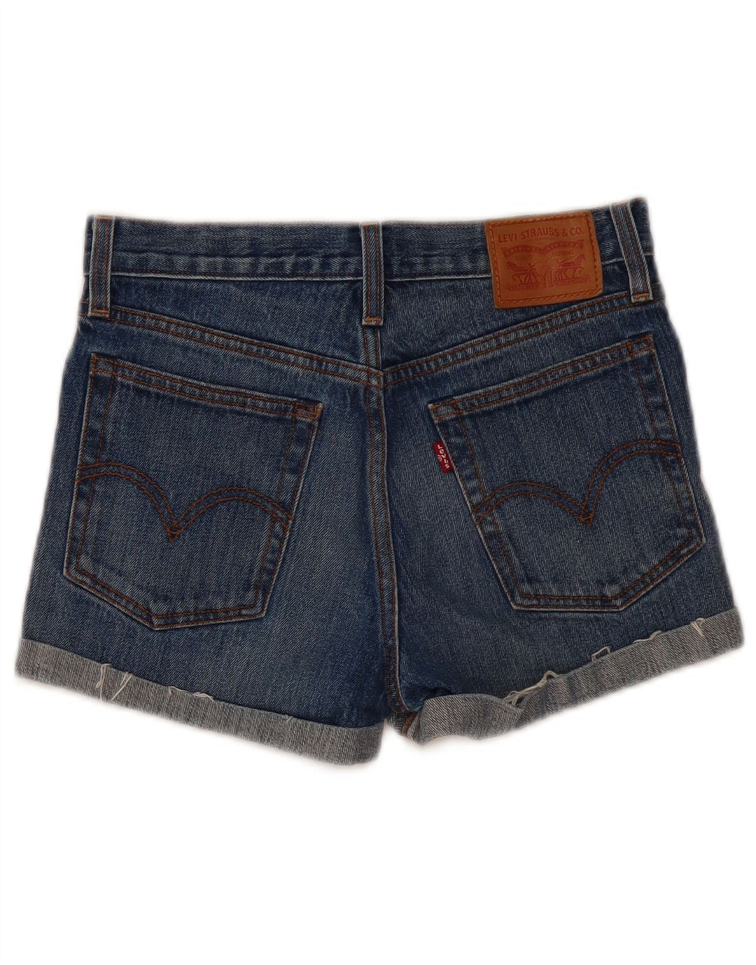 Levi's Womens Denim Shorts W26 Small Blue Cotton
