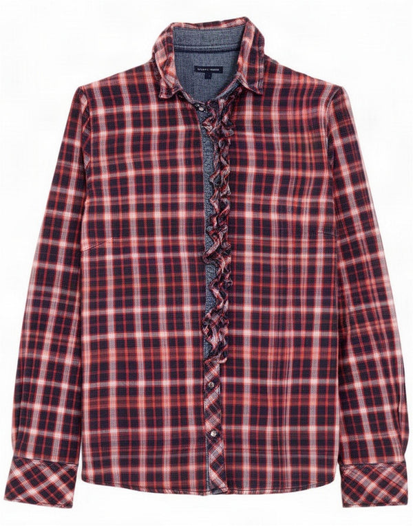 Tommy Hilfiger Womens Shirt US 10 Large Multicoloured Check Cotton