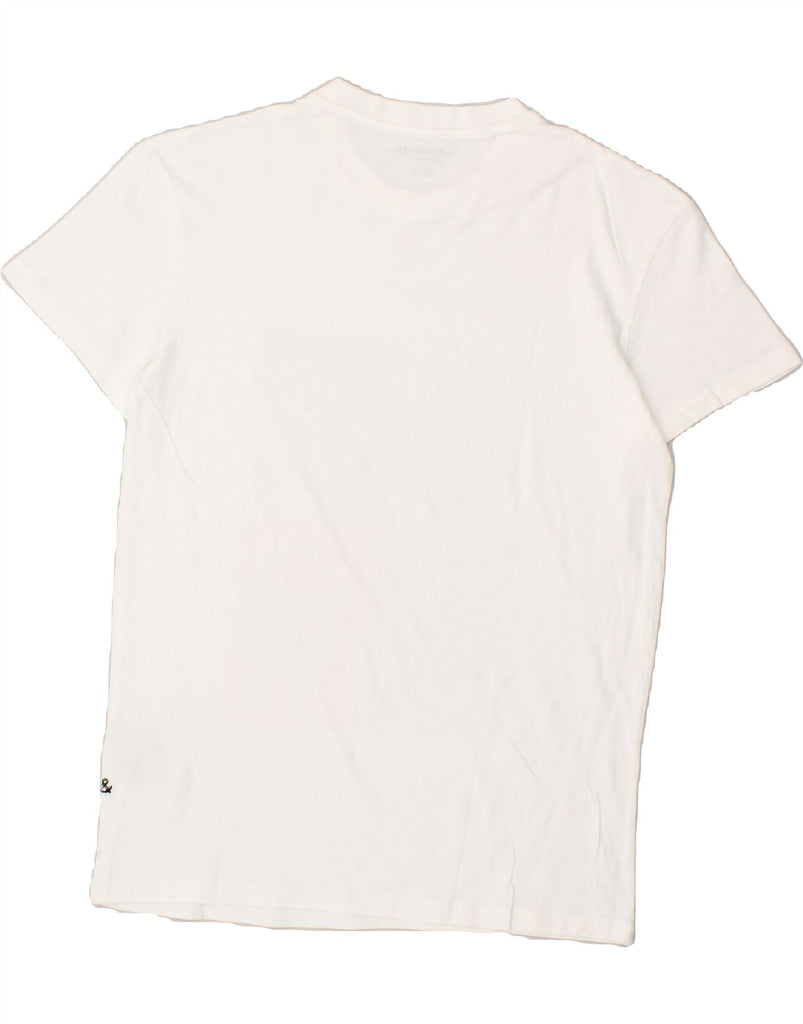 JACK & JONES Mens Relaxed Fit Graphic T-Shirt Top Medium White Cotton | Vintage Jack & Jones | Thrift | Second-Hand Jack & Jones | Used Clothing | Messina Hembry 