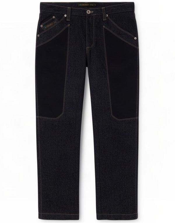 Vintage Mens Straight Casual Trousers IT 46 Small W32 L30 Navy Blue