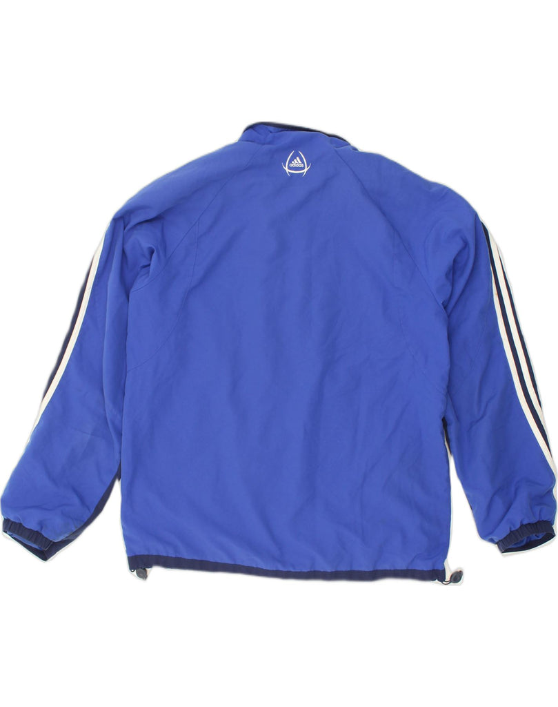 ADIDAS Mens Tracksuit Top Jacket UK 40/42 Medium Blue Colourblock | Vintage Adidas | Thrift | Second-Hand Adidas | Used Clothing | Messina Hembry 