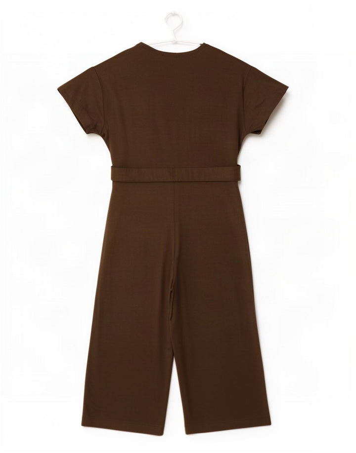 Zara Womens Trafaluc Jumpsuit UK 12 Medium Khaki