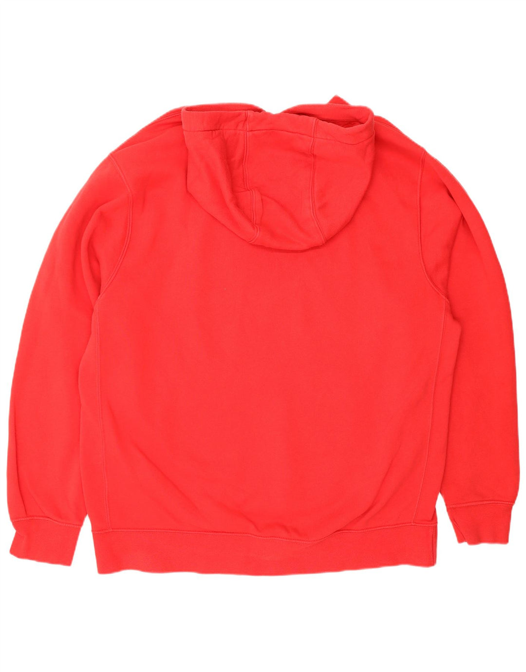 Nike Mens Hoodie Jumper XL Red Cotton