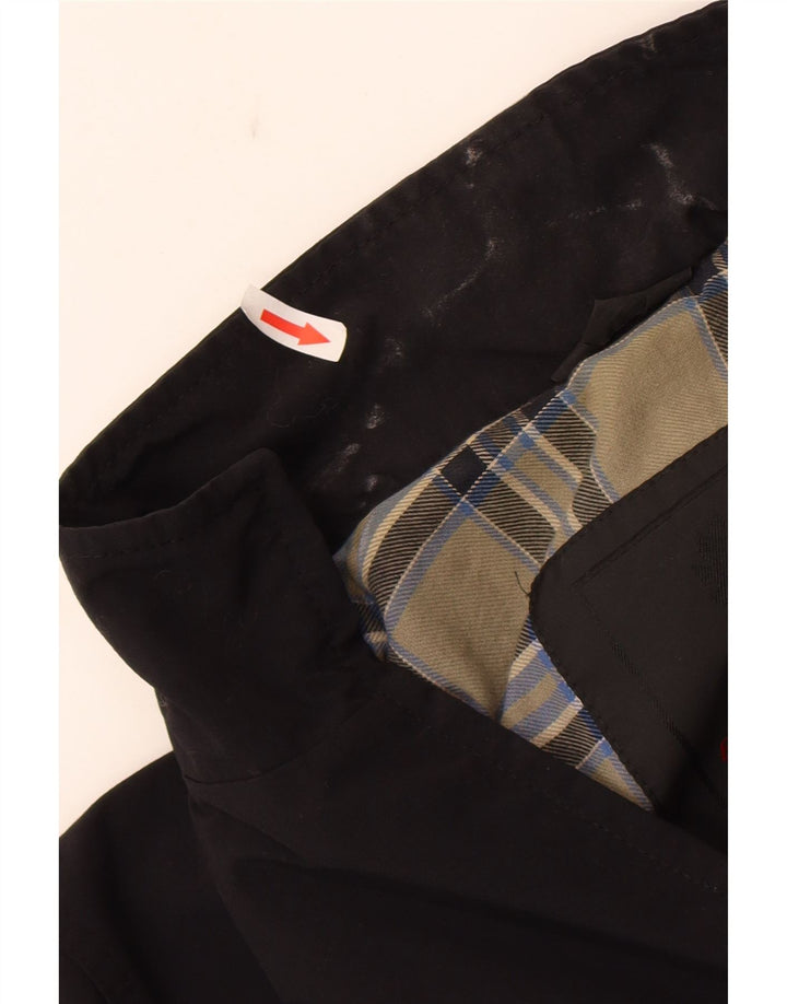 Belstaff Mens Bomber Jacket UK 38 Medium Black Nylon