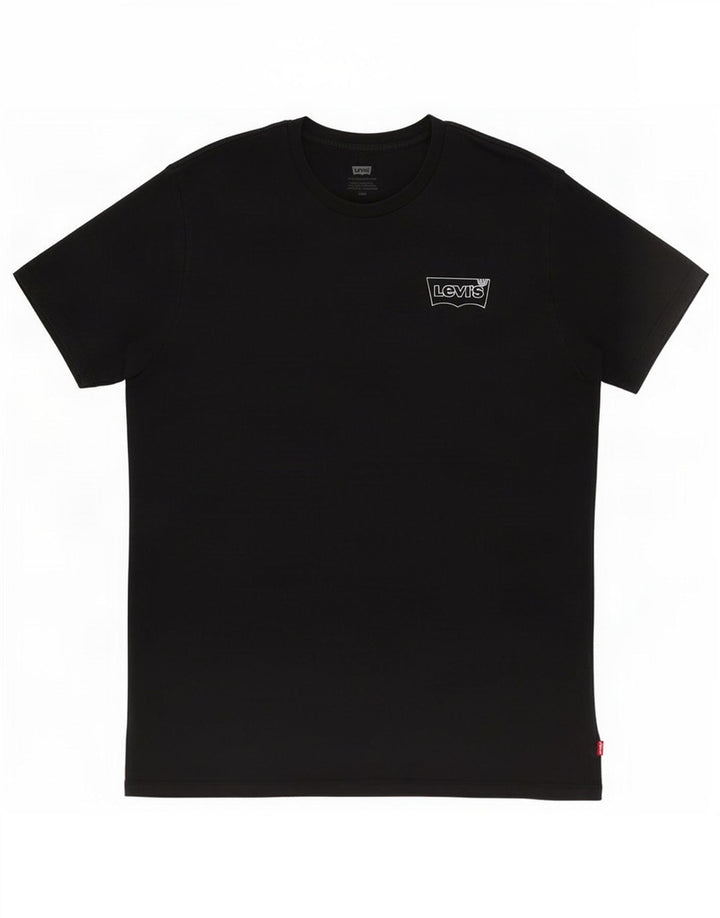 Levi's Mens T-Shirt Top Large Black Cotton