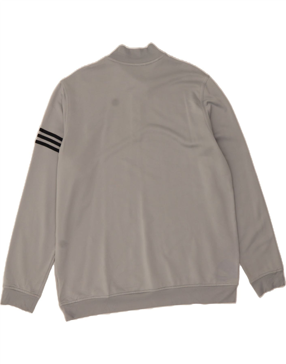 ADIDAS Mens Climalite Zip Neck Sweatshirt Jumper XL Grey Polyester Vintage Adidas and Second-Hand Adidas from Messina Hembry 