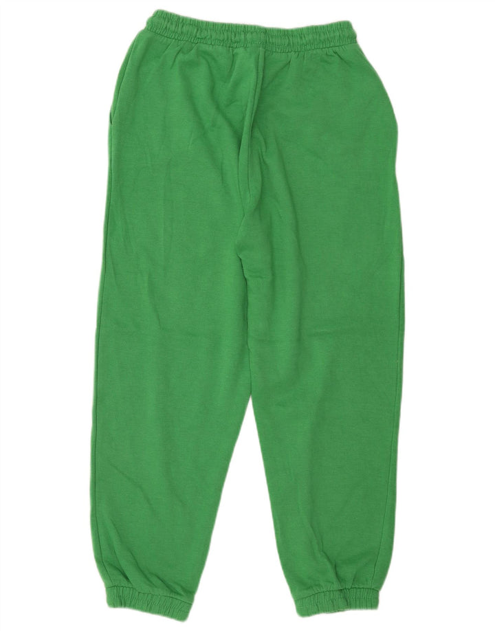Zara Womens Tracksuit Trousers Joggers UK 14 Medium Green Polyester