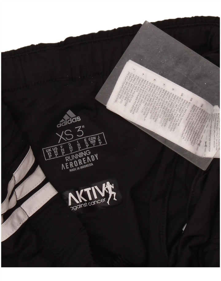 ADIDAS Womens Aeroready Sport Shorts UK 6 XS  Black Polyester