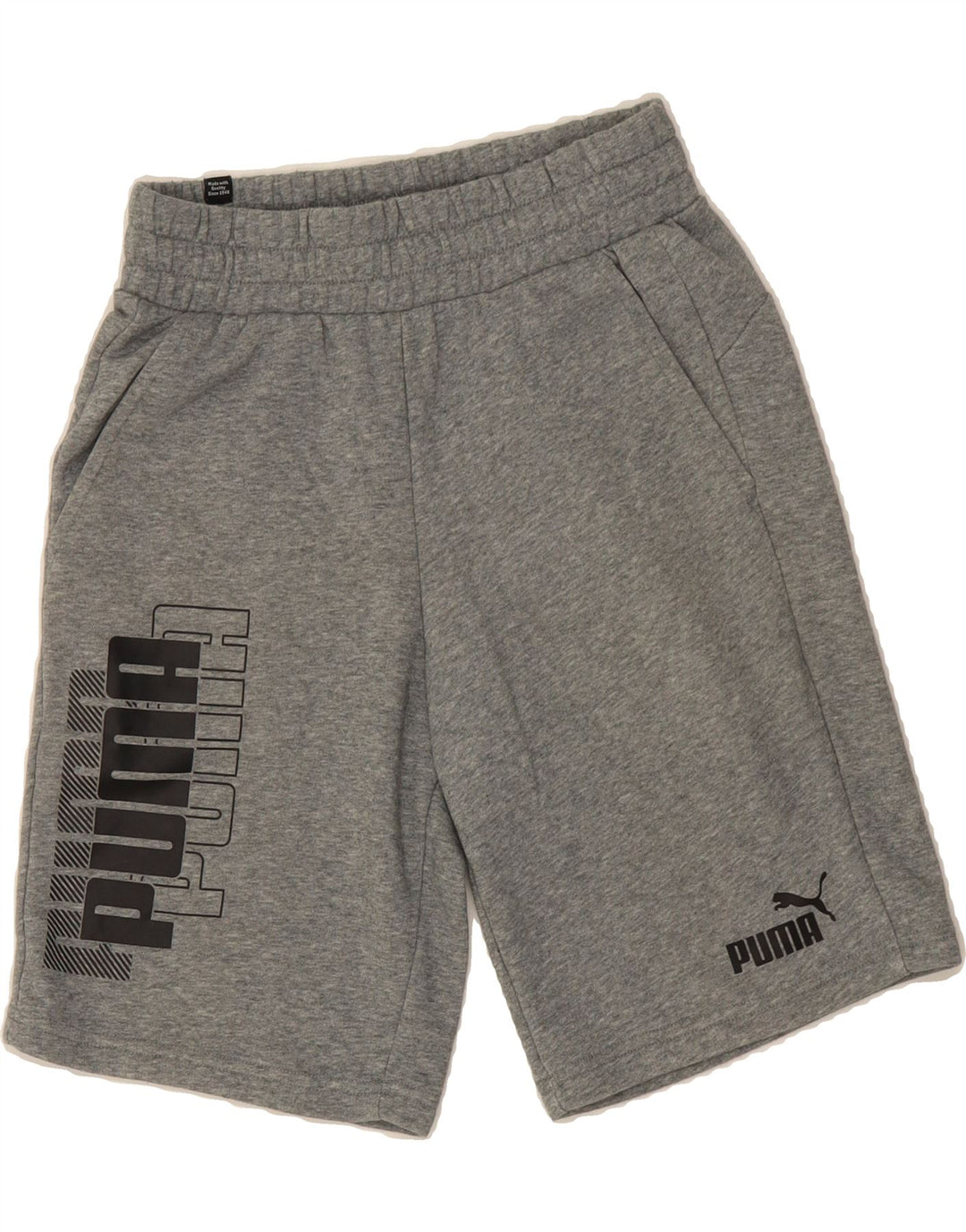 PUMA Mens Graphic Sport Shorts Small Grey Cotton Vintage Puma and Second-Hand Puma from Messina Hembry 
