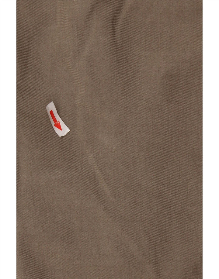 MARKS & SPENCER Mens Straight Suit Trousers W38 L29 Beige Polyester