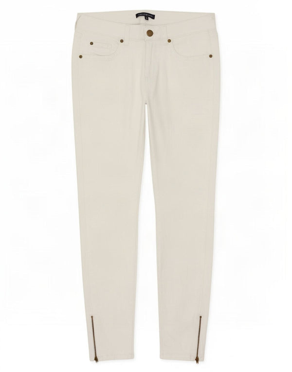 Marks & Spencer Womens Limited Edition Slim Jeans UK 10 Small W27 L27 White