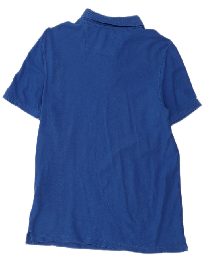 Calvin Klein Mens Polo Shirt XS Blue Cotton