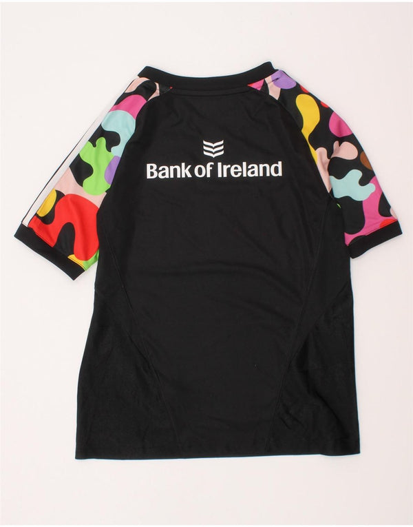 Adidas Boys Munster Rugby Graphic T-Shirt Top 9-10 Years Black Camouflage