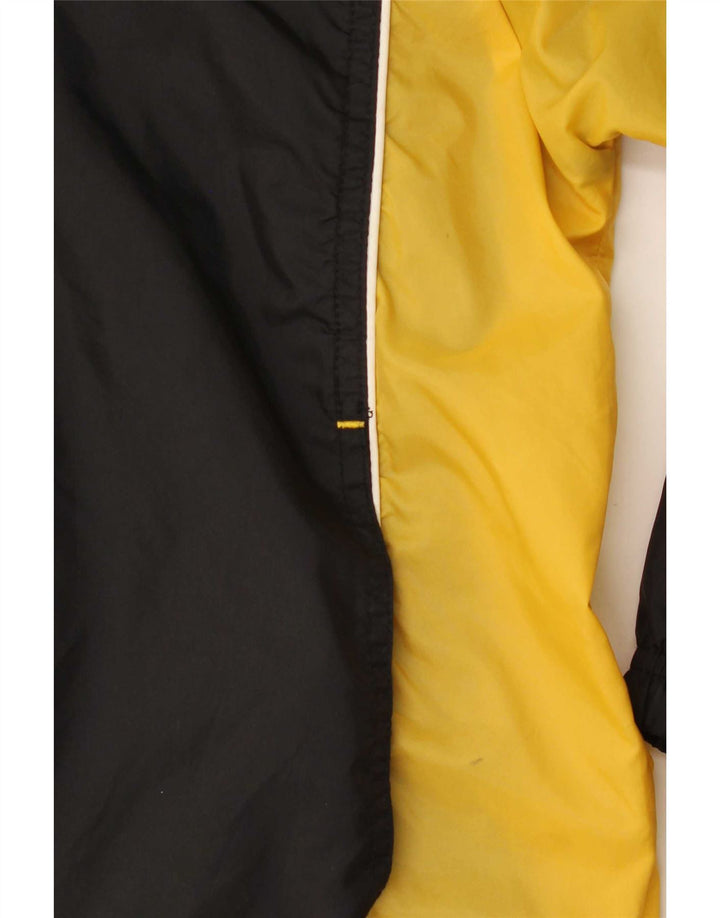 Reebok Mens Loose Fit Tracksuit Top Jacket Medium Black Colourblock