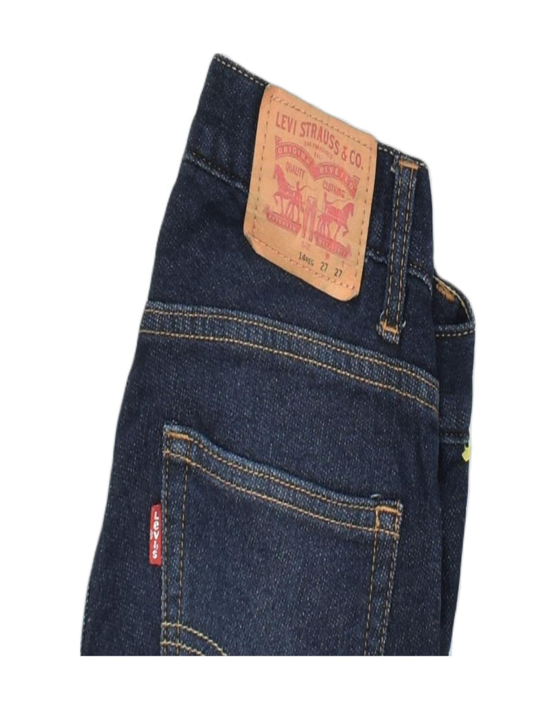 LEVI'S Girls 511 Jegging Jeans 13-14 Years W27 L27 Navy Blue Classic | Vintage | Thrift | Second-Hand | Used Clothing | Messina Hembry 