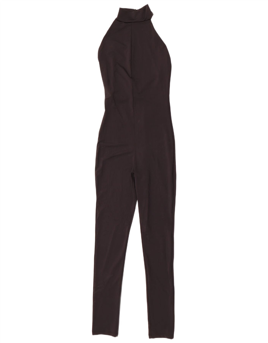 Zara Womens Halter Jumpsuit UK 12 Medium  Black Polyamide